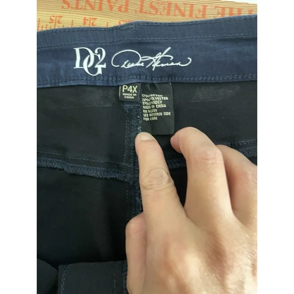 DG2 By‎ Diane Gilman Stretch Jeggings Petite Jean Pants Blue Denim Size 4XP